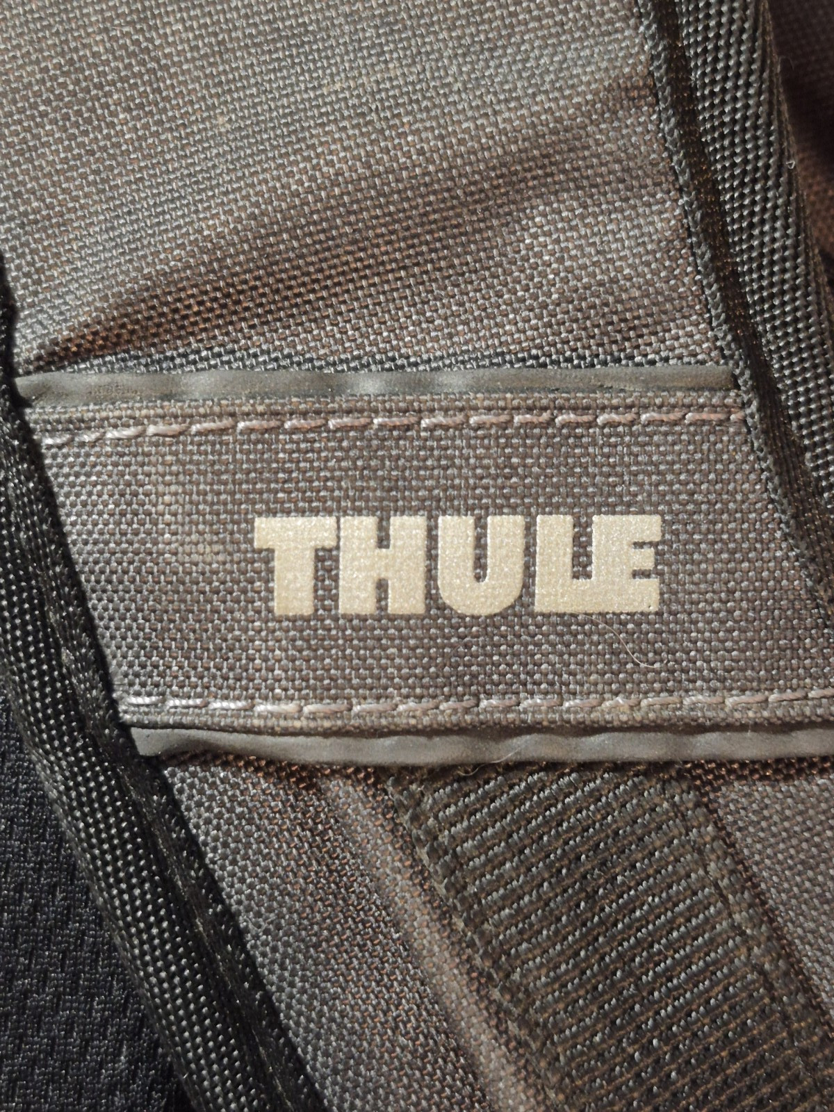 THULE sweden Athletic Backpack Dark Grey With Black And Teal Accents