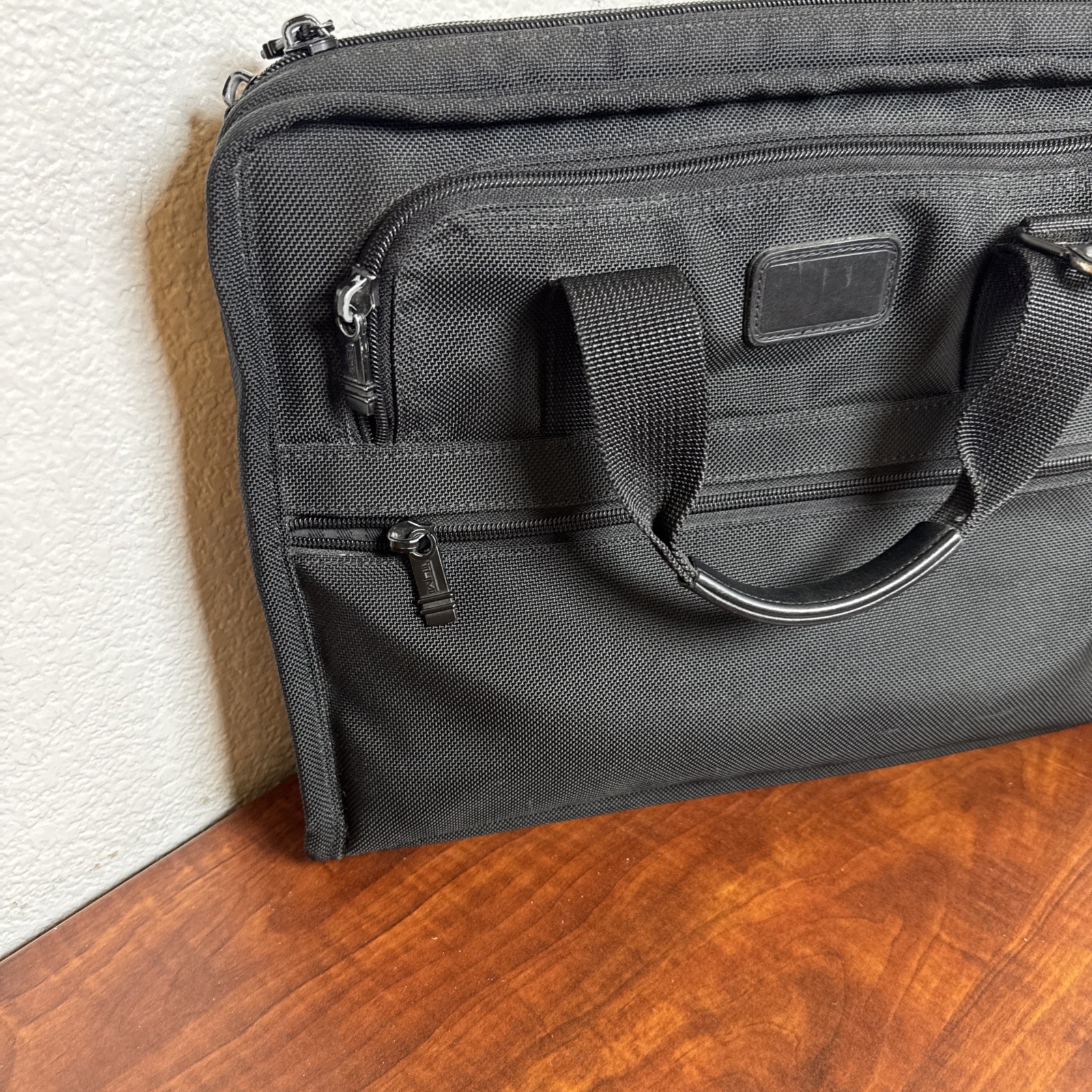 Tumi Alpha Slim Large Screen Laptop Briefcase Ballistic