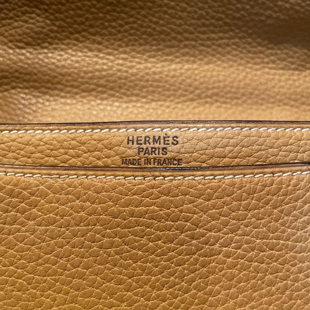 Hermes Sac A Depeche Briefcase Camel Leather 41x30x10cm Gold Hardware Accessary
