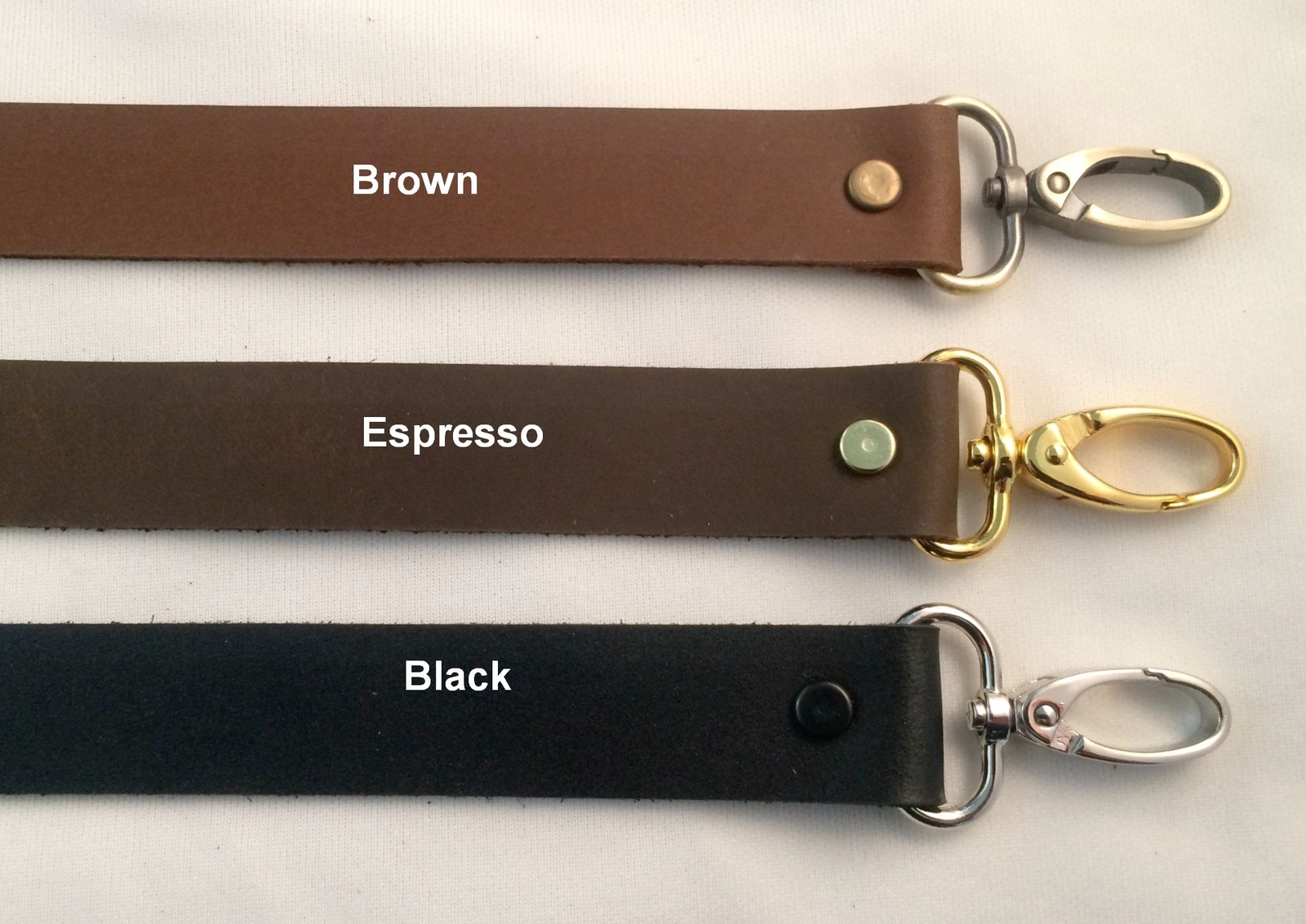 1″ Quality Durable Leather Adjustable Cross Body Purse Hand Bag Strap 7 Lengths