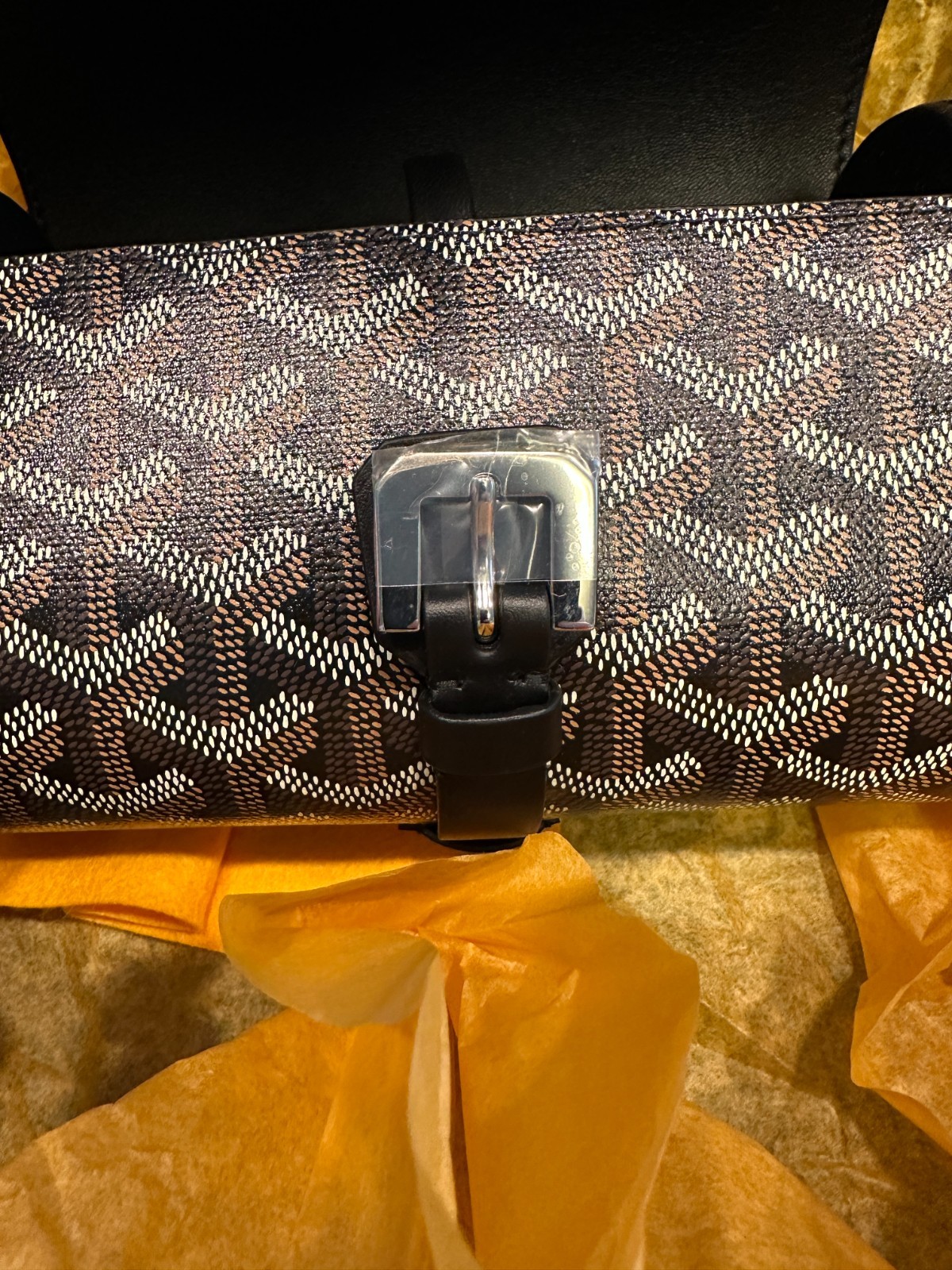 Goyard Montre De Voyage Double Two Travel Watch Roll Box Case Black BRAND NEW