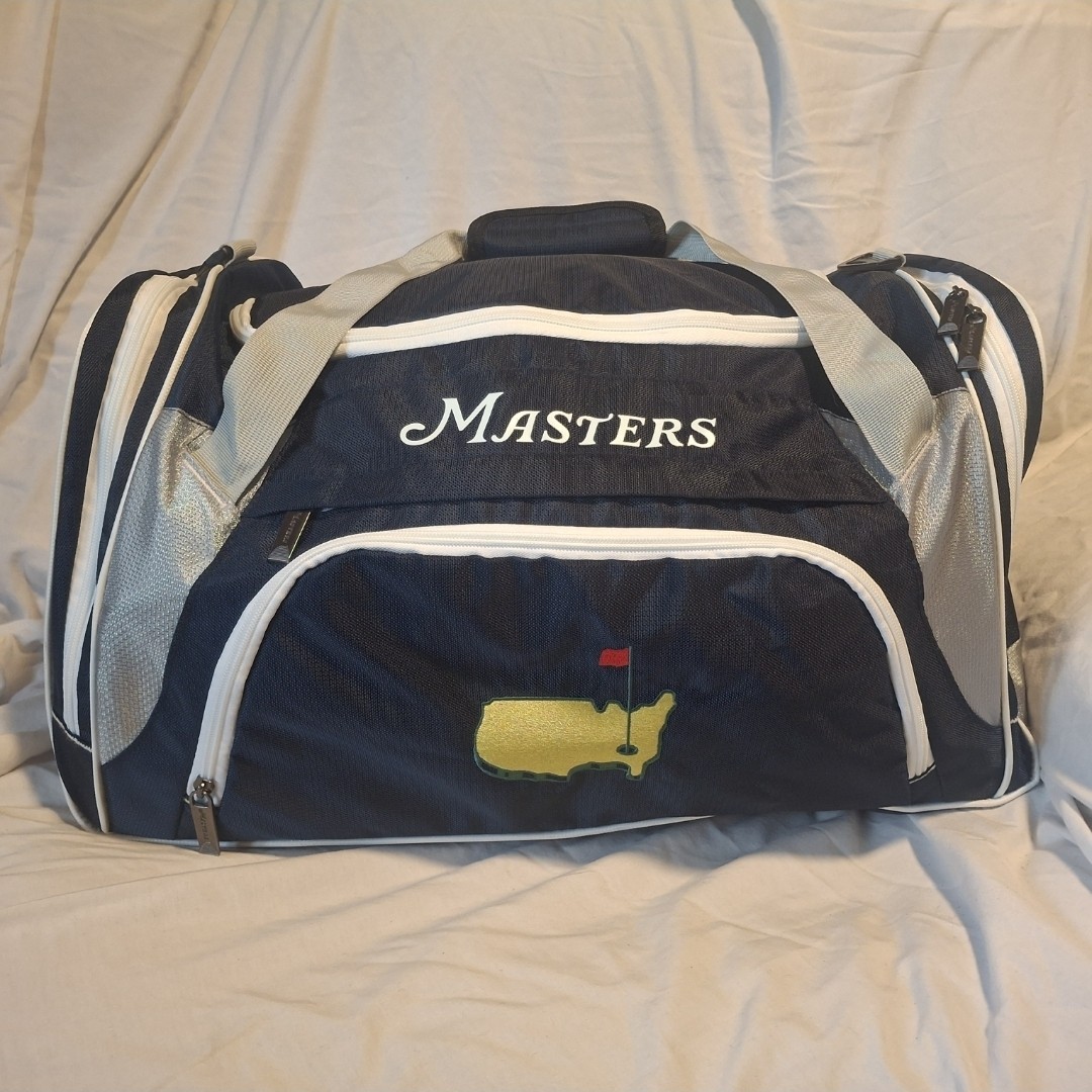 Masters Gym Bag Navy Gray Duffel Bag Golf Shoe Compartment