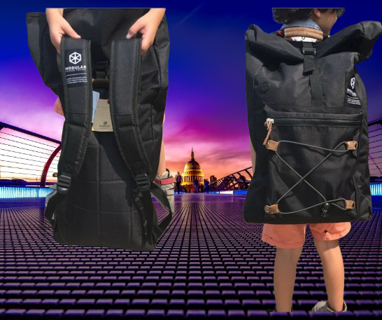Clearance Sale 25L BLACK backpack High School Travel Laptop Rucksack Zipper Bag