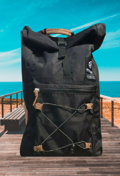 Clearance Sale 25L BLACK backpack High School Travel Laptop Rucksack Zipper Bag