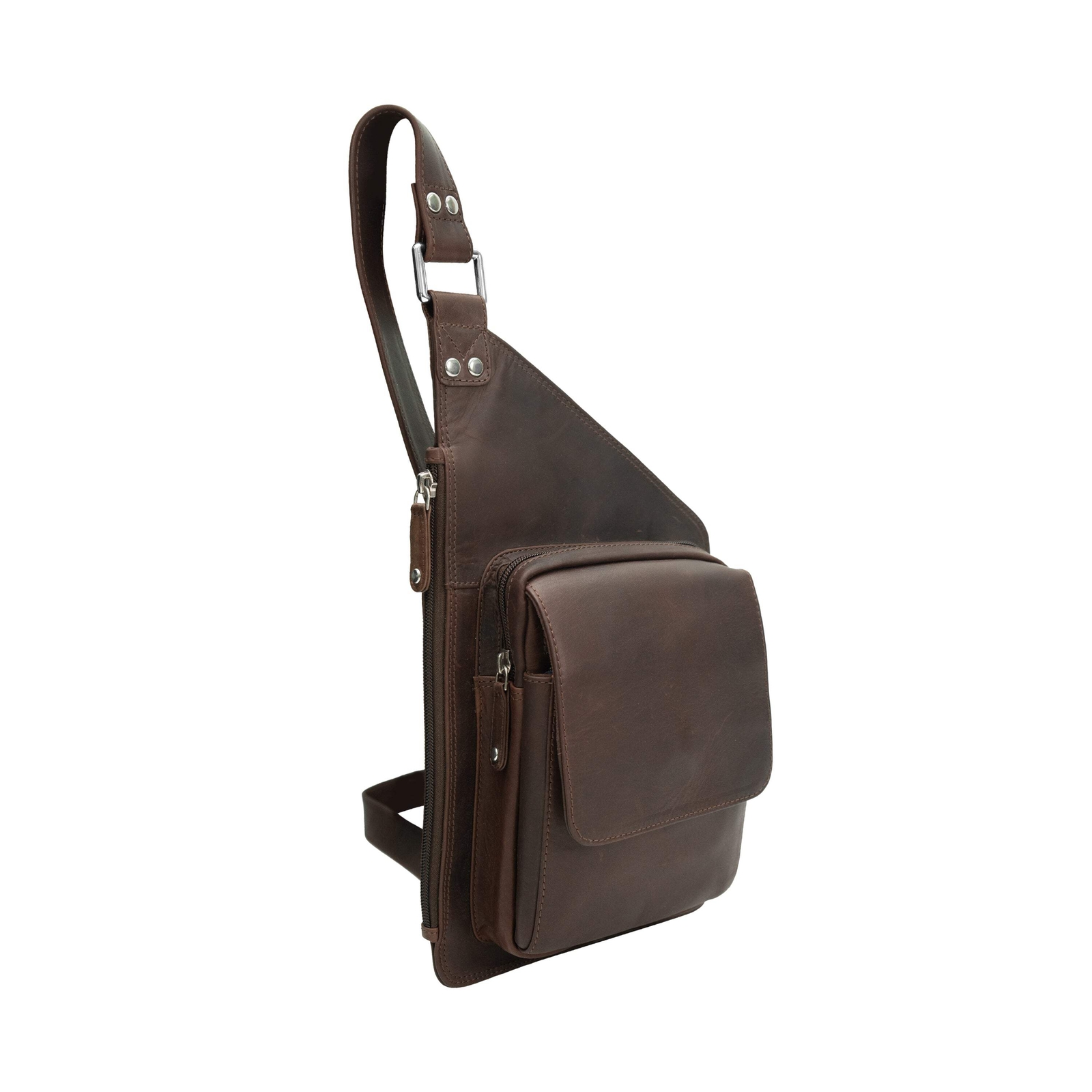 Cenzoni Fashions Men’s Genuine Leather Sling Crossbody Bag OPL15