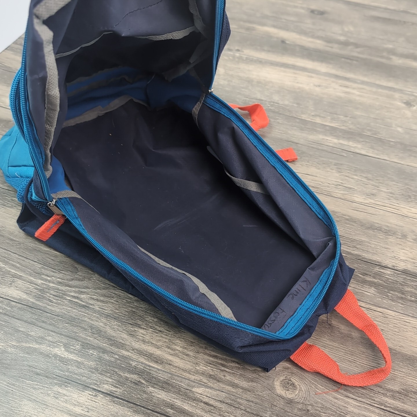 Trail Maker Classic Backpack Royal Blue/ Sky Blue Color With Orange Day Bag