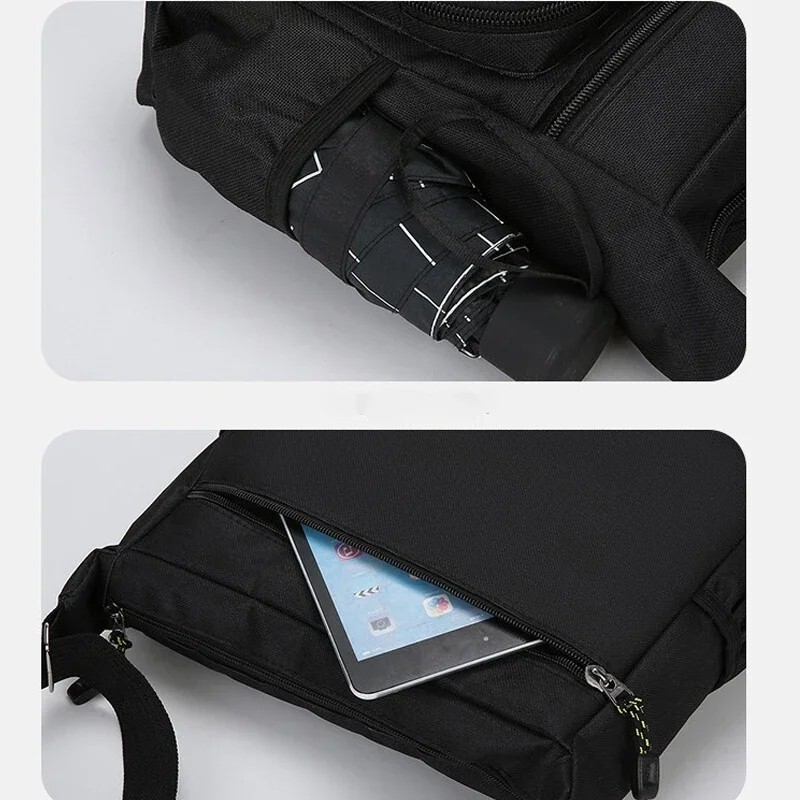 Men Crossbody Bag – Fashionable Multi-Pocket Storage Big Capacity Travel Gift