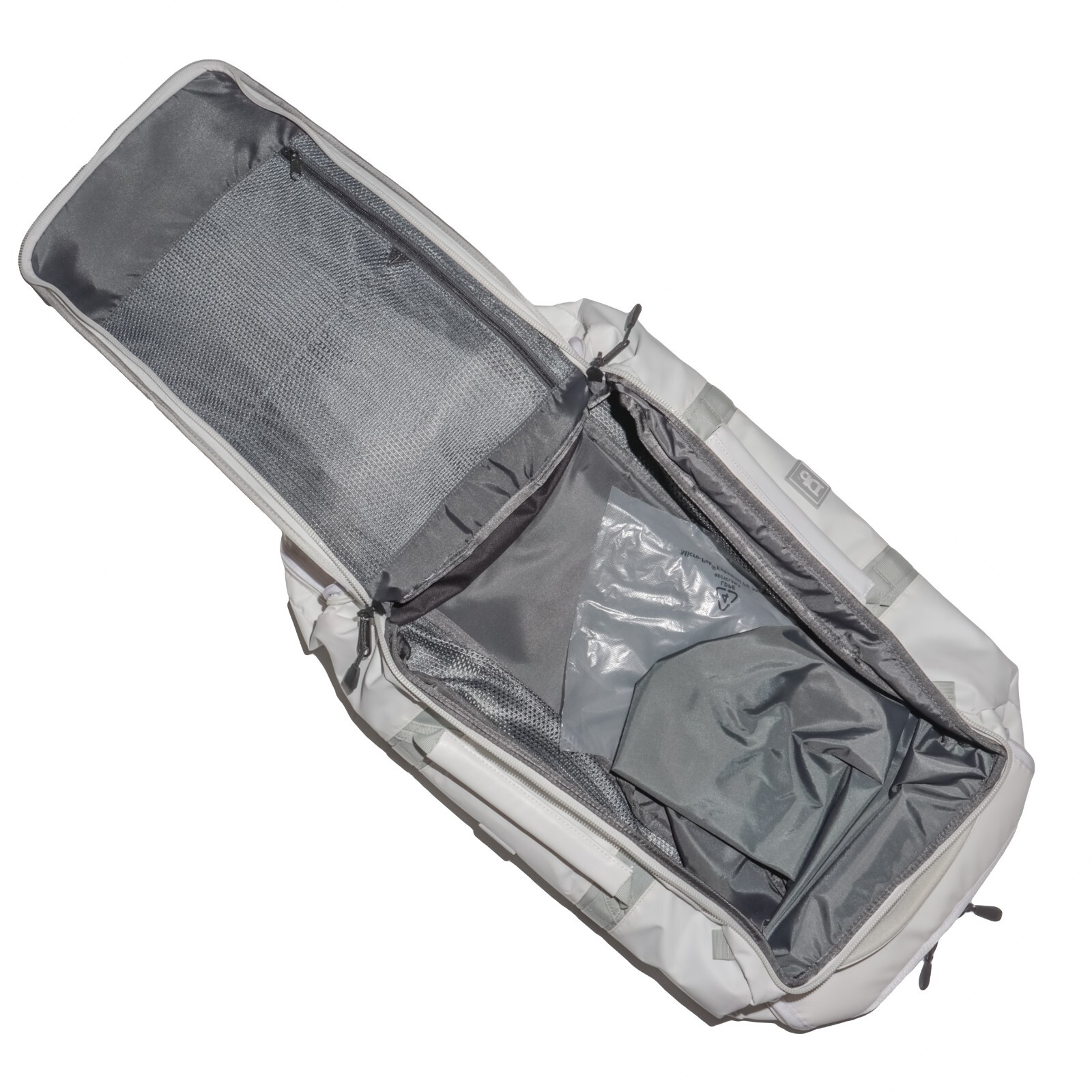 Douchebag The Carryall Duffle Backpack 65L Pure White 166A02