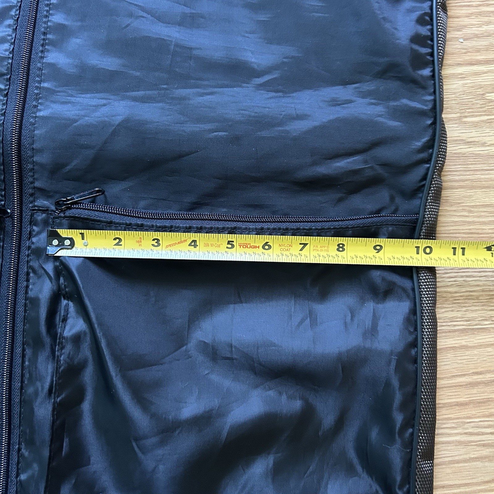Hartmann Travel Luggage Garment Suit Carrier Brown Hanging Hook With Luggage Tag