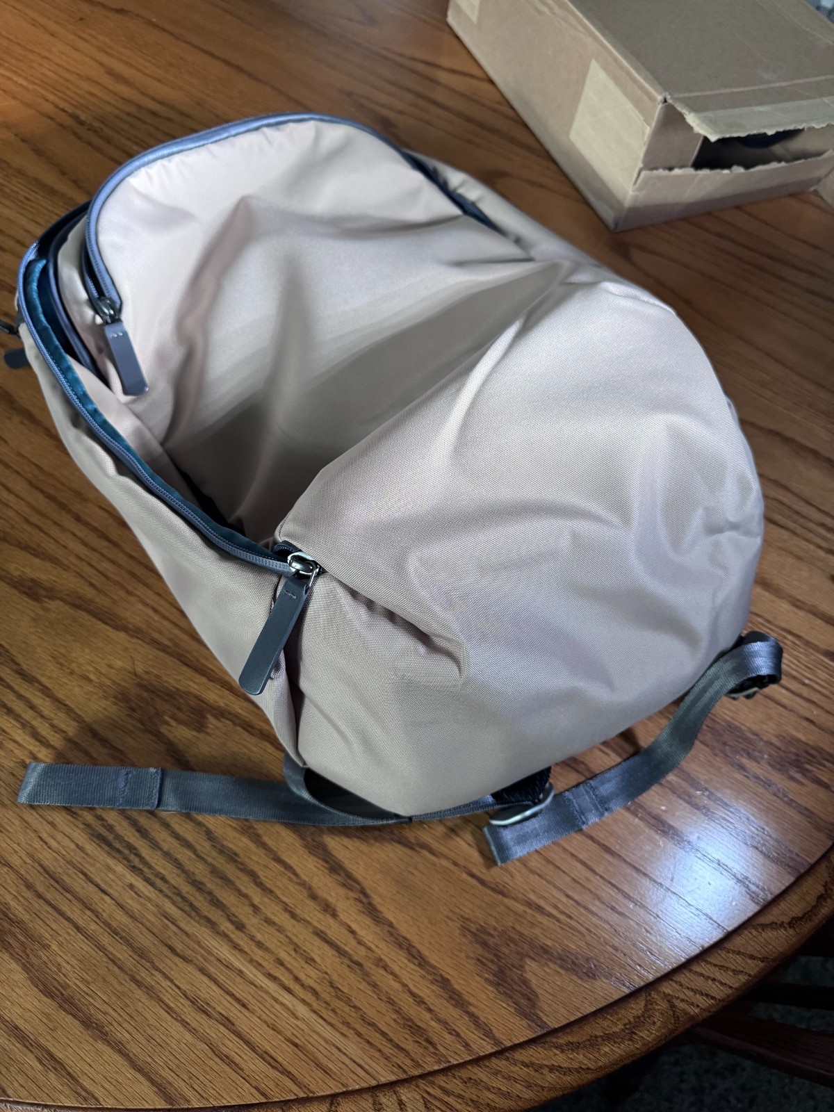 Bellroy Transit Workpack Pro 22L – Stone – Pre-owned Great Condition – MSRP $249