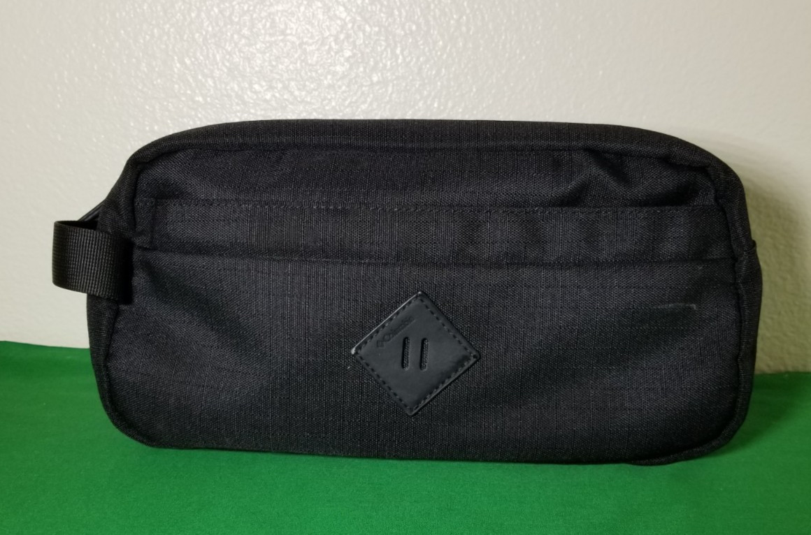 Columbia Travel Toiletry Shaving Kit Gear Bag Black Wash Bag Dopp Kit Wet Pack
