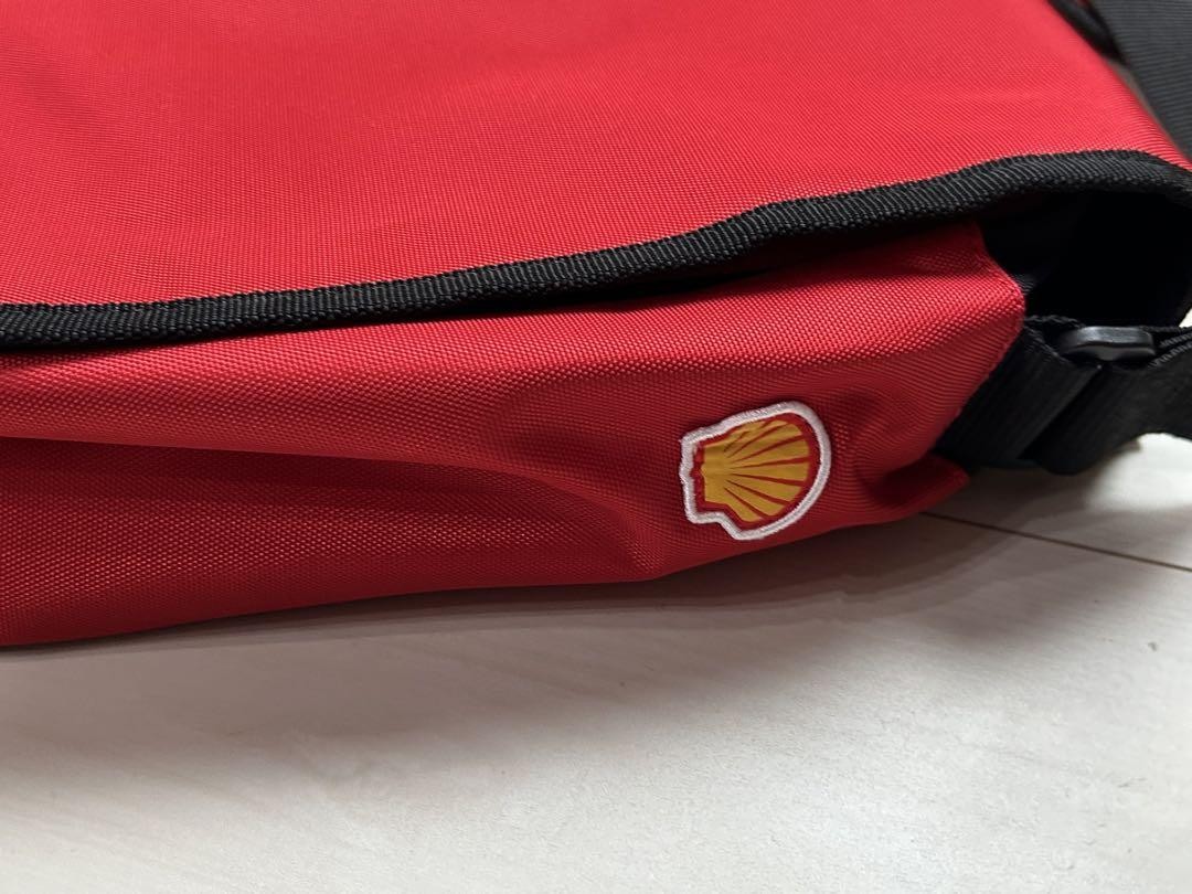 Ferrari Nylon mMessenger bag Extremely rare MINT Long Storage