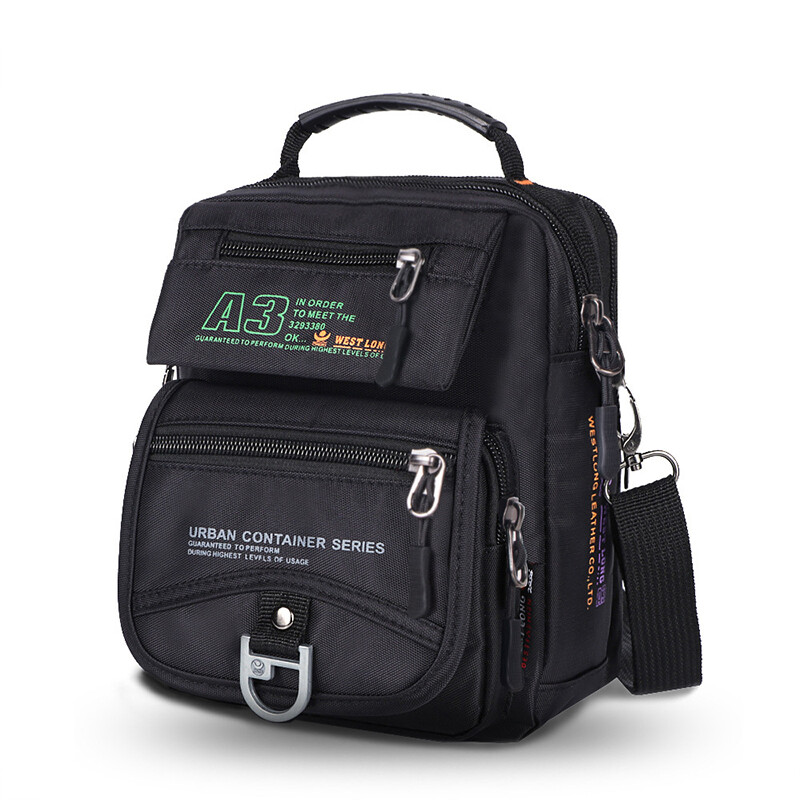 Men’s Multifunction Shoulder Bag Leisure Travel Crossbody Bag Handbag Waterproof