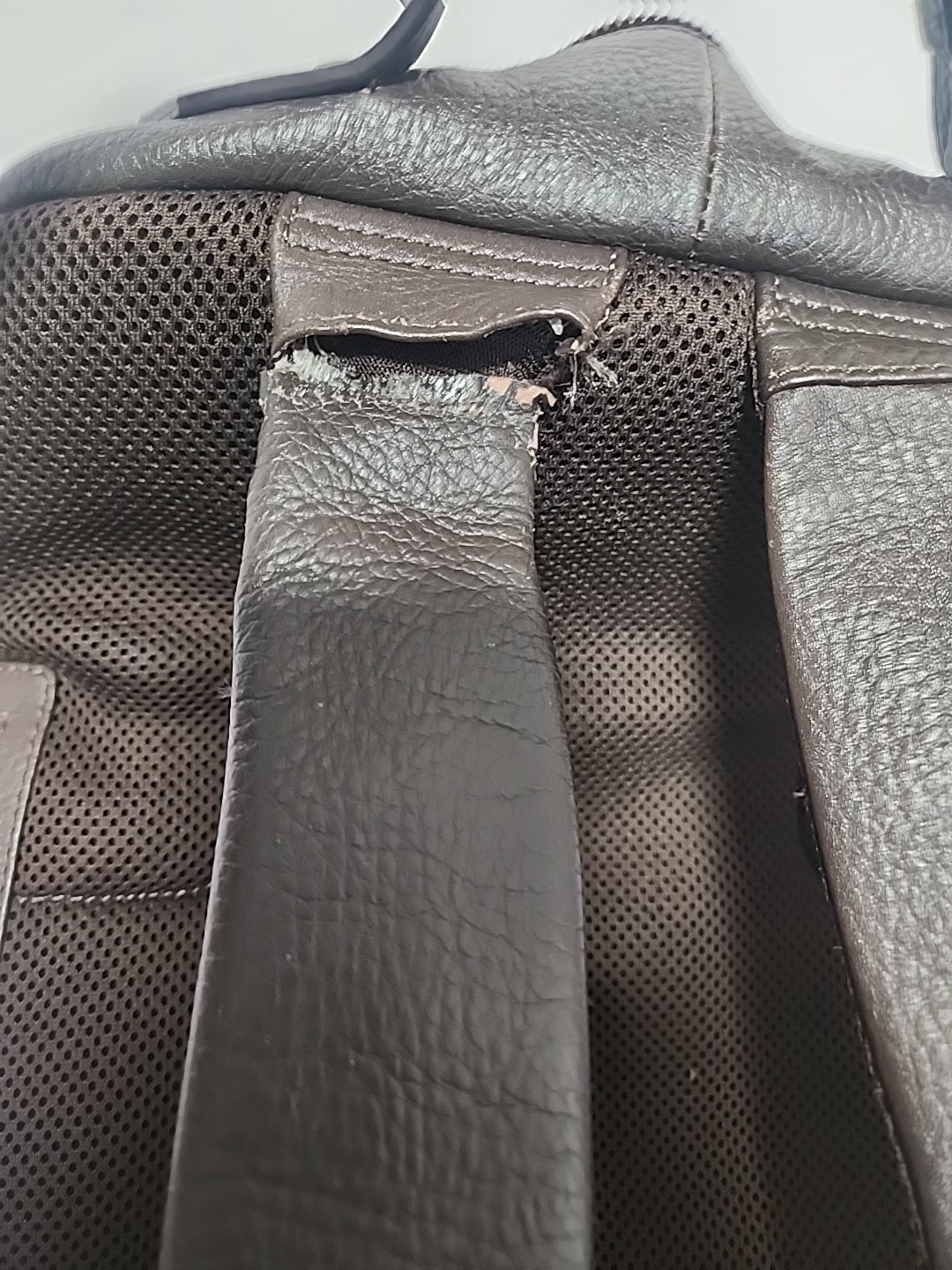 Joseph Abboud Leather Backpack (broken)