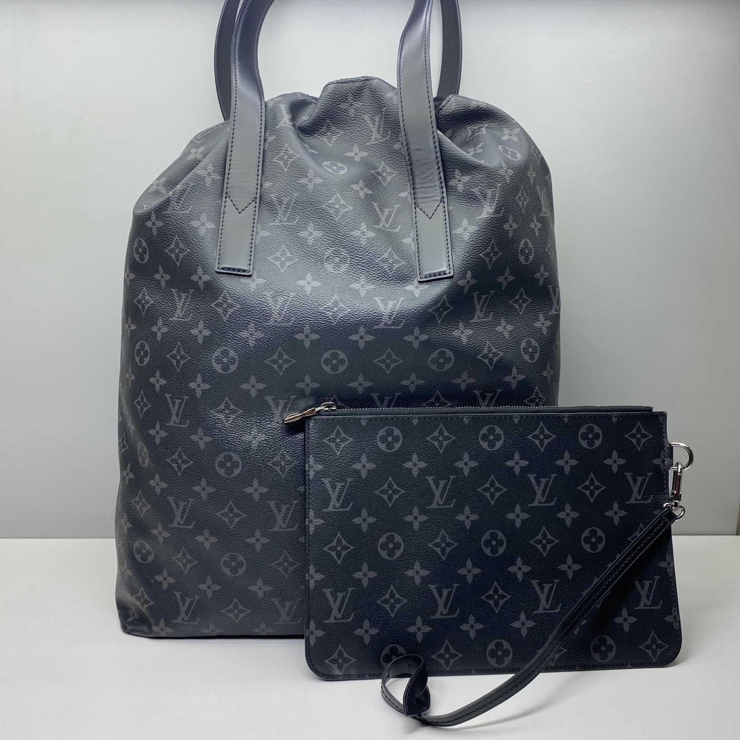 Louis Vuitton Pre-Owned Authentic Cabas Satchel Tote Black 42.0×41.0x15.5 cm