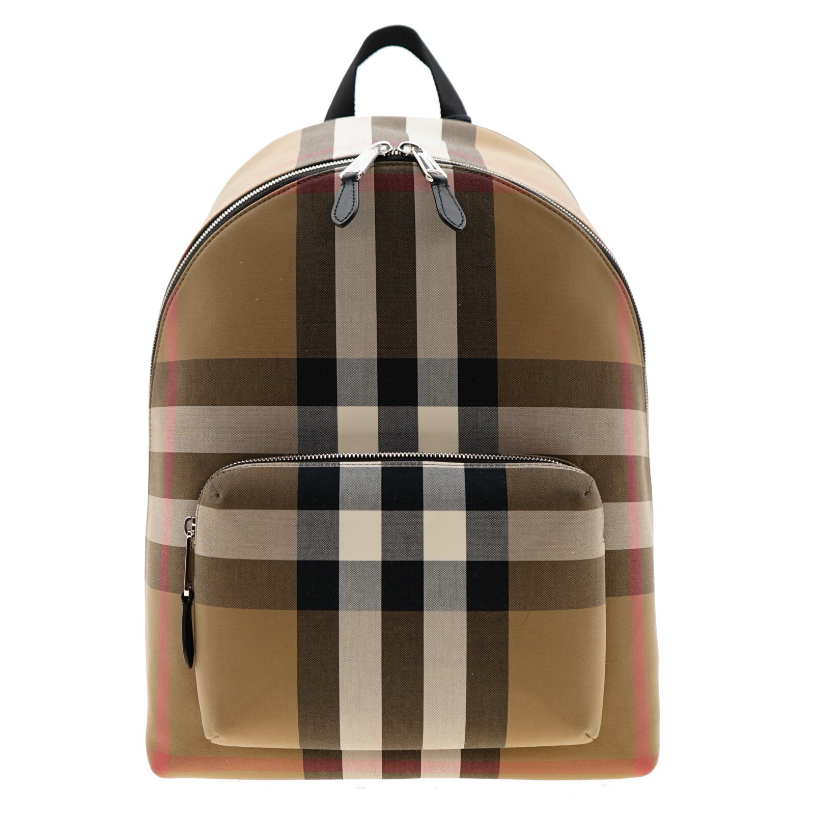 Burberry Jeff Backpack Check Canvas New