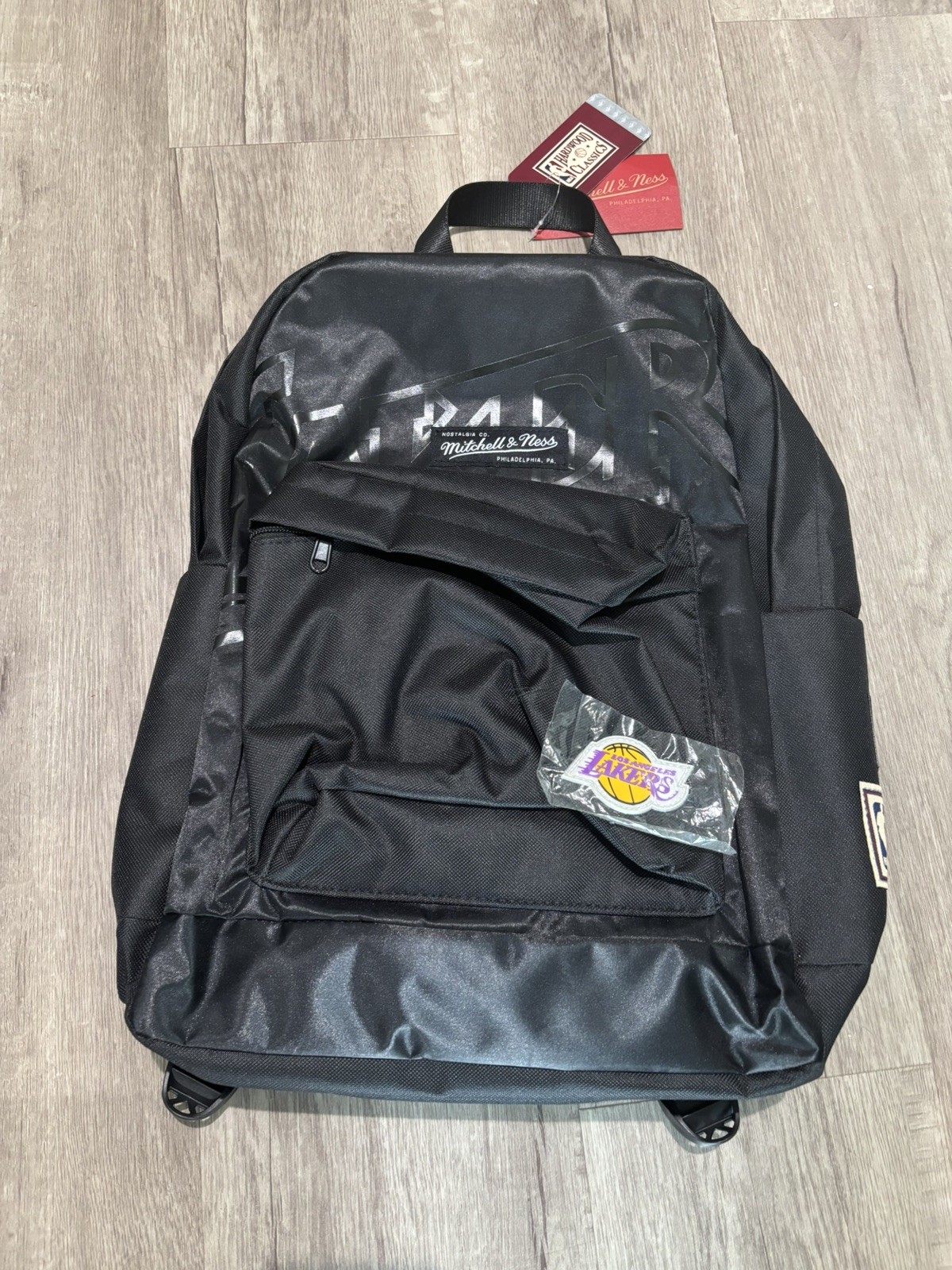 Mitchell & Ness Los Angeles Lakers NBA Backpack – Black – Brand New