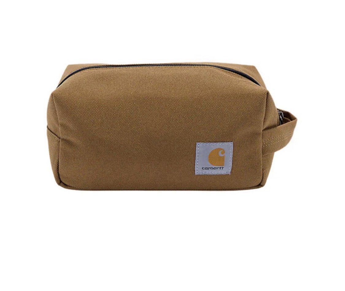 Carhartt Travel Bag CA0555 9×4.5×4.5in Brown NWT