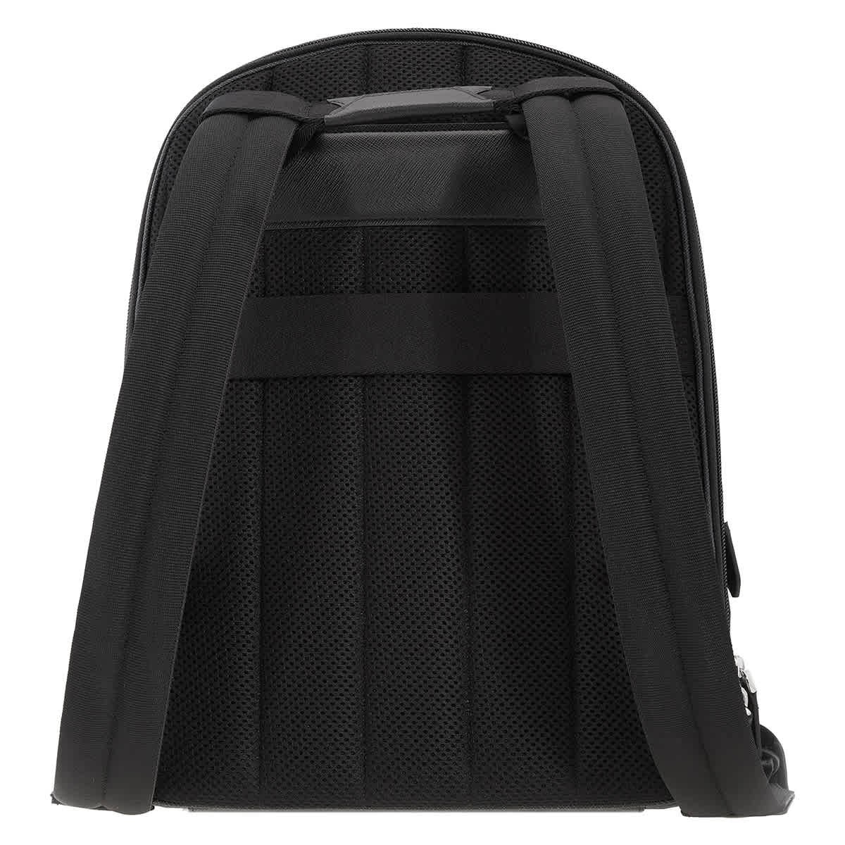 Montblanc Medium Backpack With 3 Compartments In Sartorial Leather