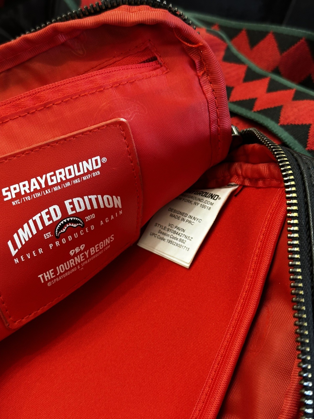 Sprayground Limited Edition Pavin Crossbody Bag – New With Tags