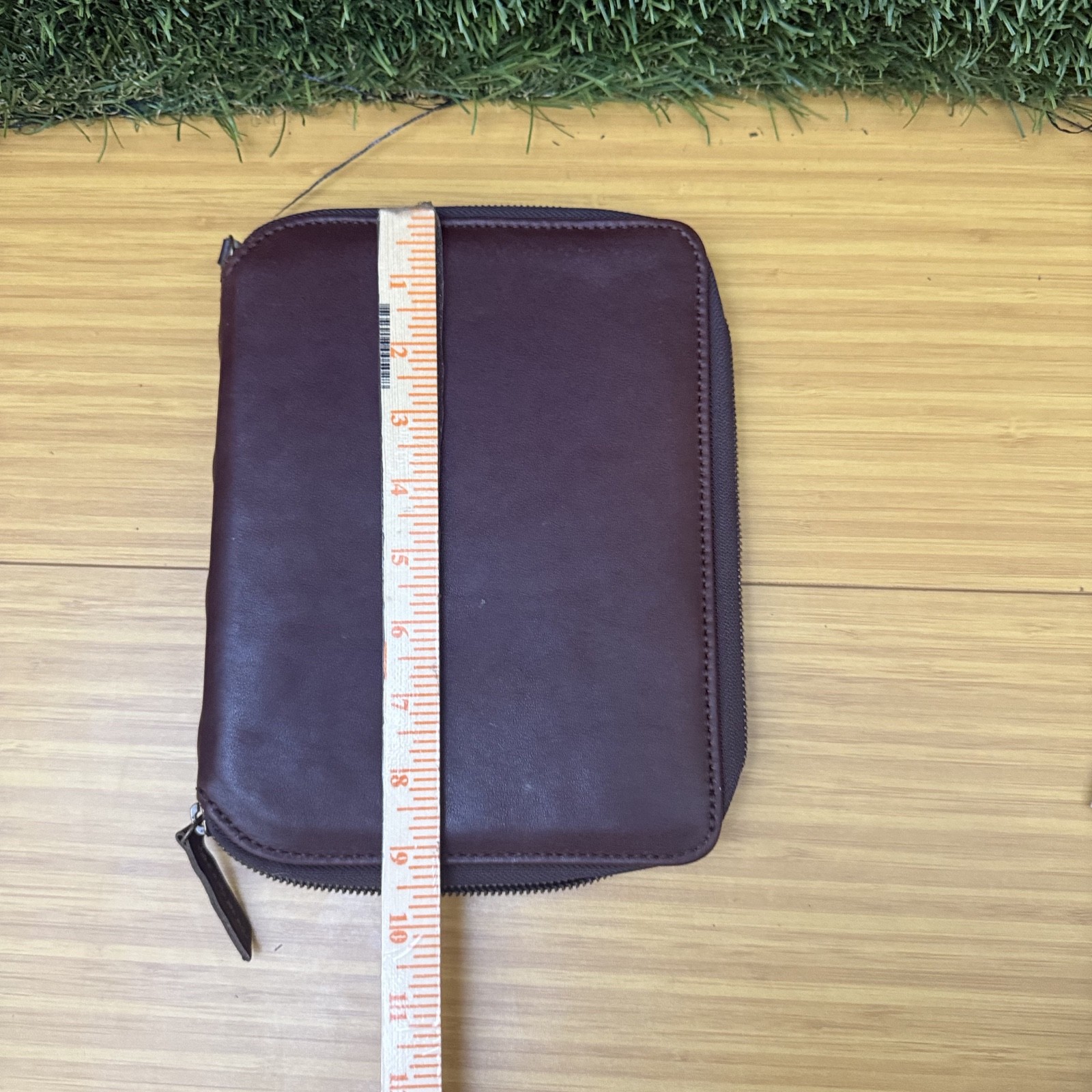 Leather Tech Organizer-Brown