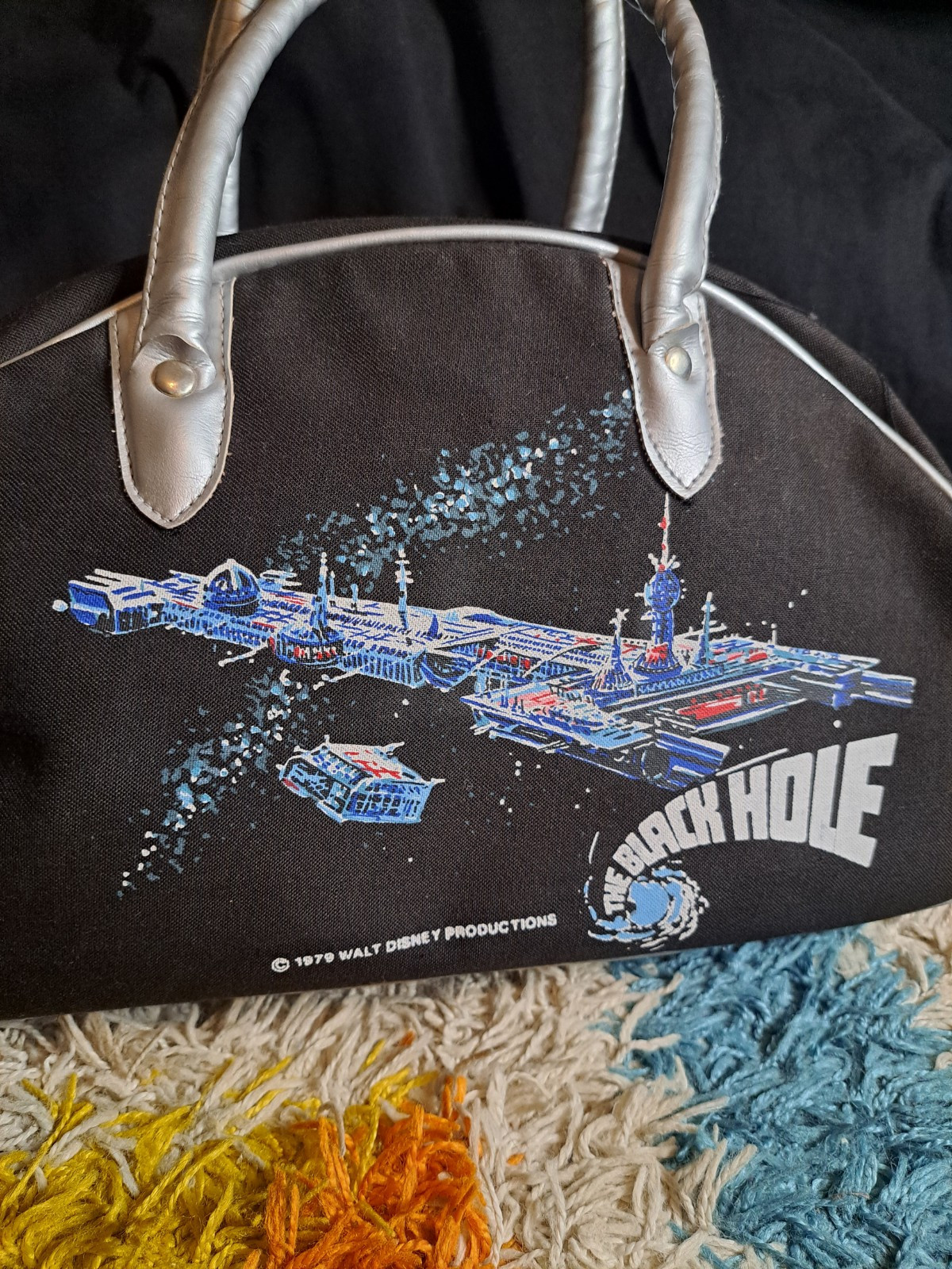 Vintage Walt Disney 1979 The Black Hole Collectible Bag Like New See Description