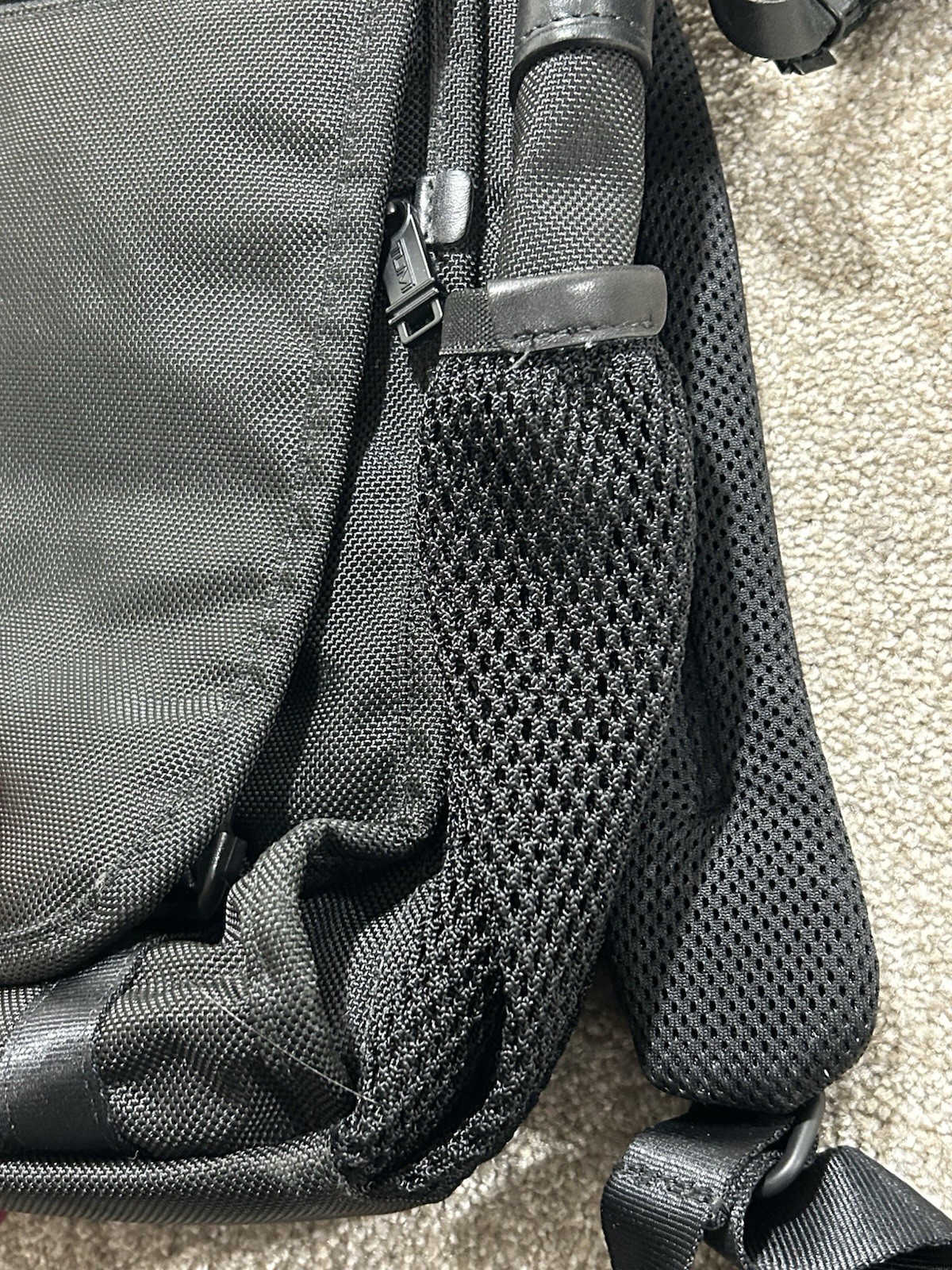 TUMI Backpack Alpha 3 in 1 Black Backpack Messenger Slim Convertible Bag 26189DH
