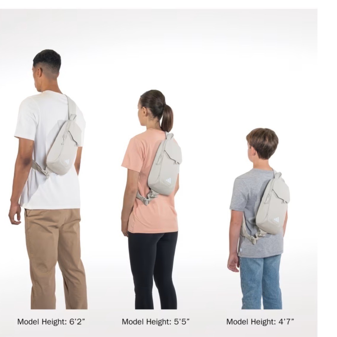 Adidas Essentials 2 Sling Crossbody Bag Alumina Beige Grey 5156410 NWT
