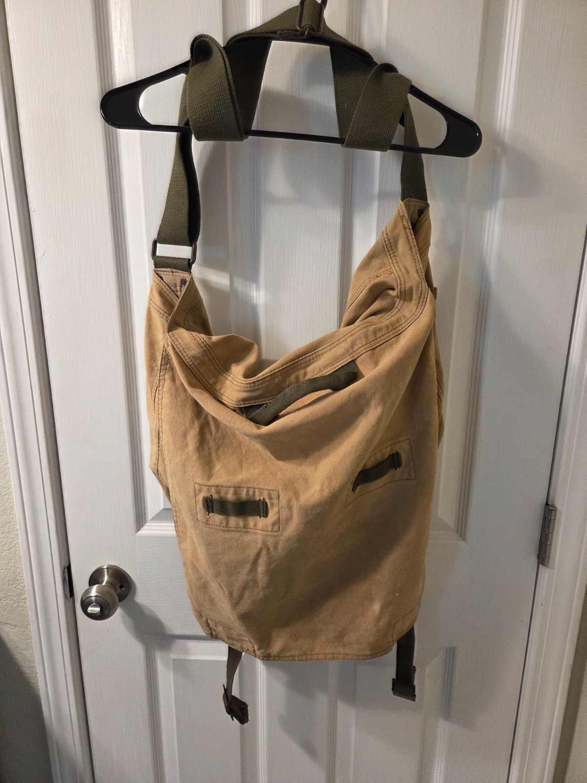 Old Navy Brand Denim Shoulder Bag With Beige SURPLUS GEAR #S164