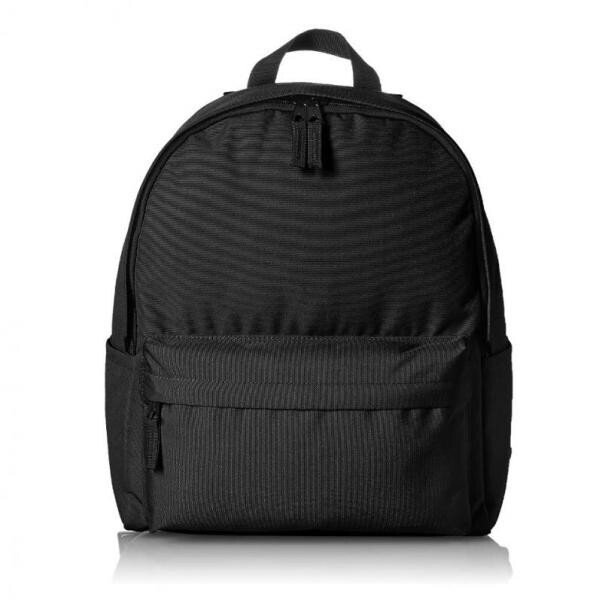 Amazon Basics Classic School Lightweight double-zipper closure Backpack, Black