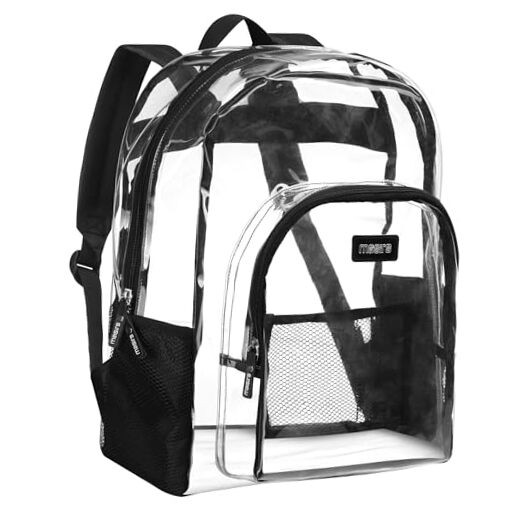 Handy Laundry Clear Backpack Stadium Approved – Heavy Duty Clear Backpack