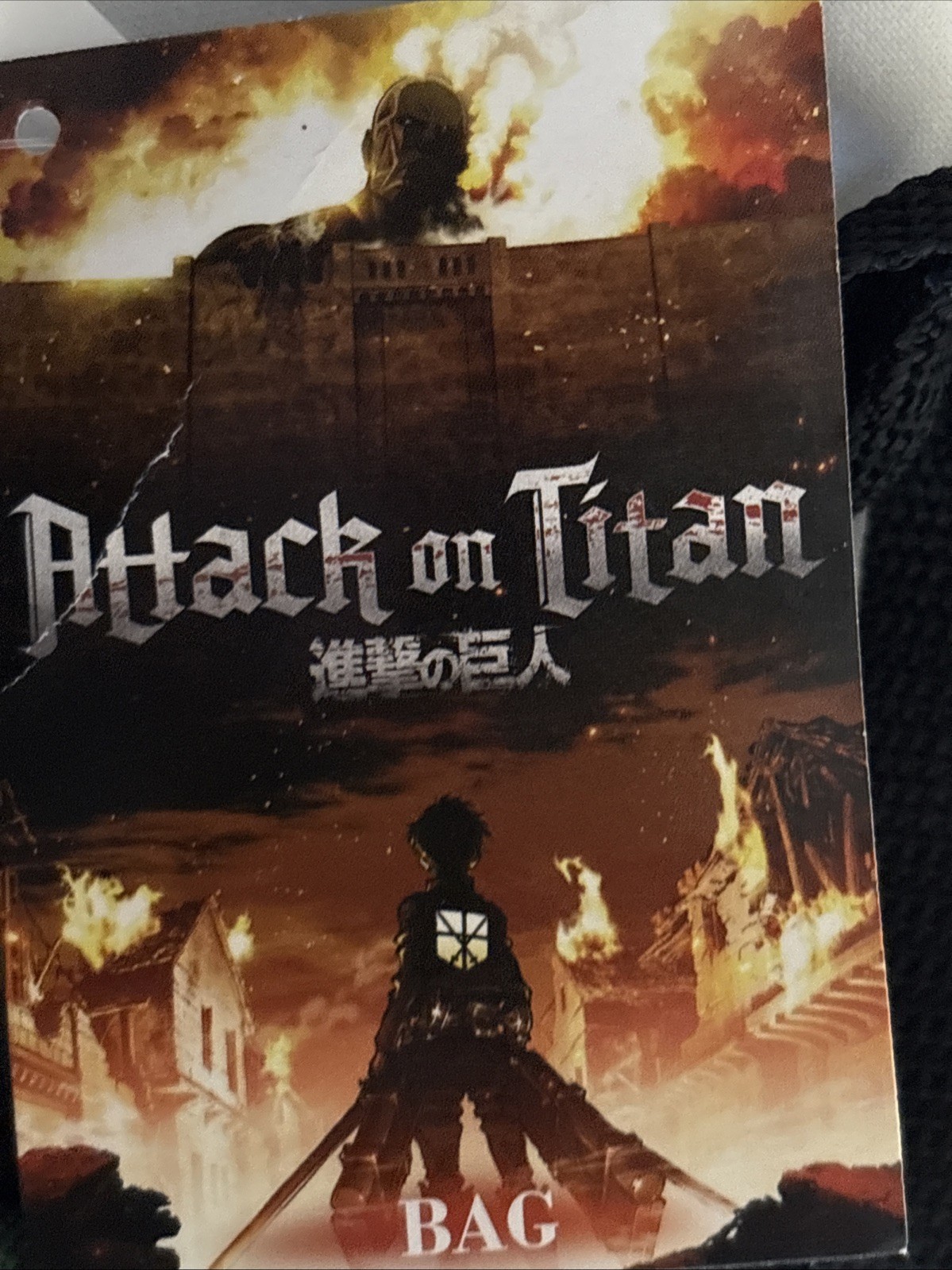 Attack on Titan Scout Legion Regiment Wings Anime School Backpack Book Bag