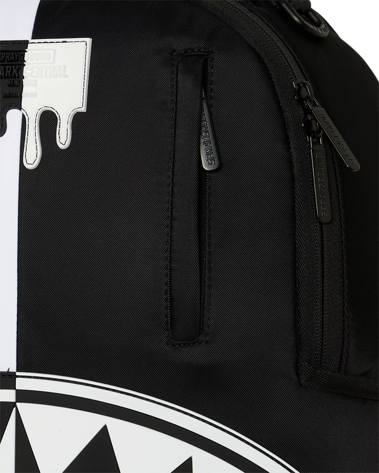 Sprayground Shark Central Split Backpack🔥New Black Bookbag Large School Bag