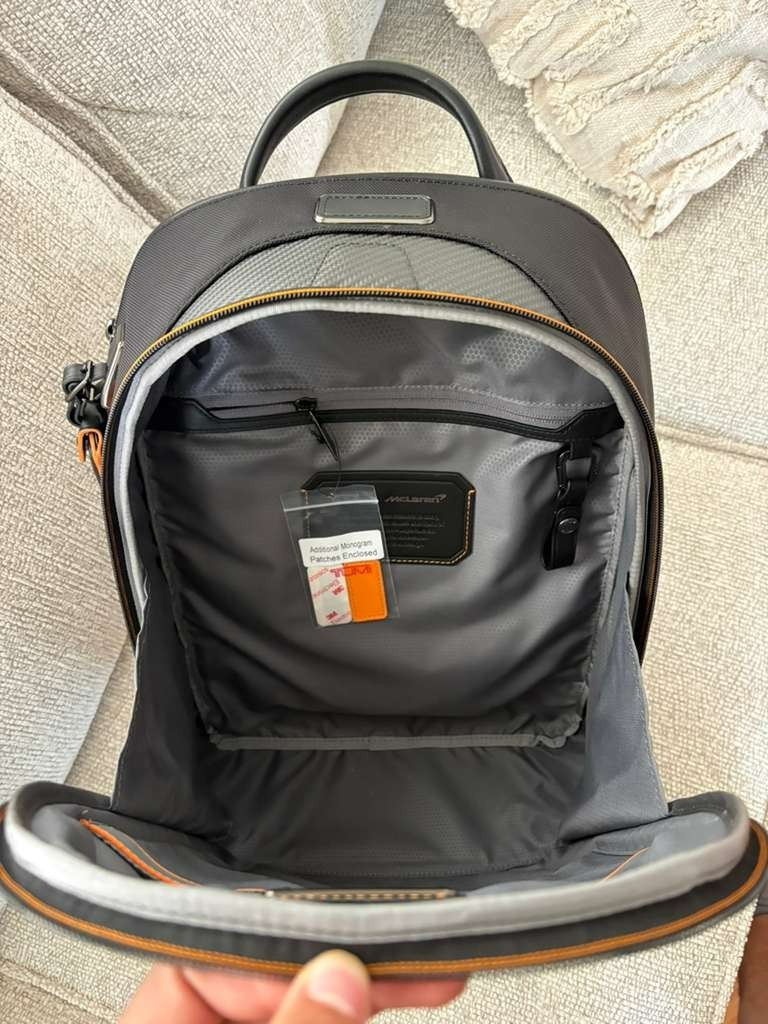 TUMI x McLaren Velocity Backpack Black Papaya | Brand New w/ Tags