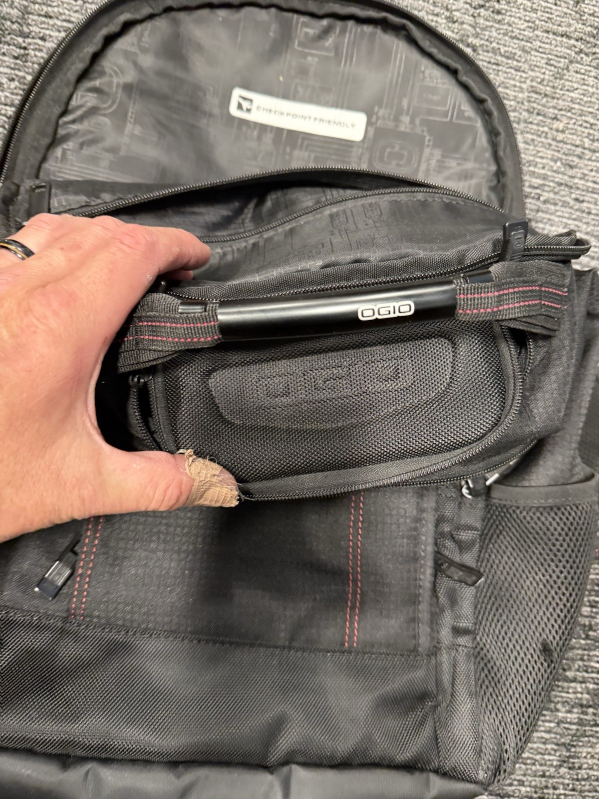 OGIO Prospect Tech Vault Cary On LPS Airflow Laptop Bag Travel Backpack Black