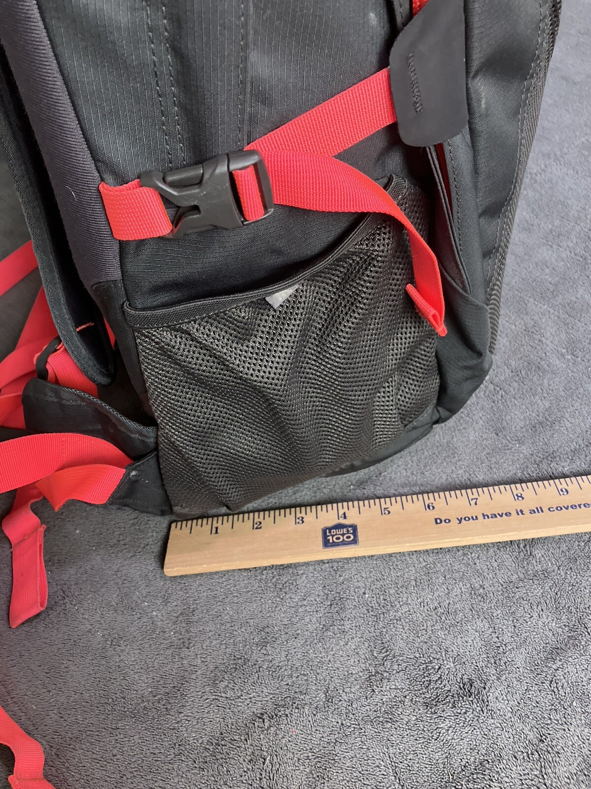 The North Face Recon Backpack Dark Gray Laptop Hiking Day Bag Padded Back
