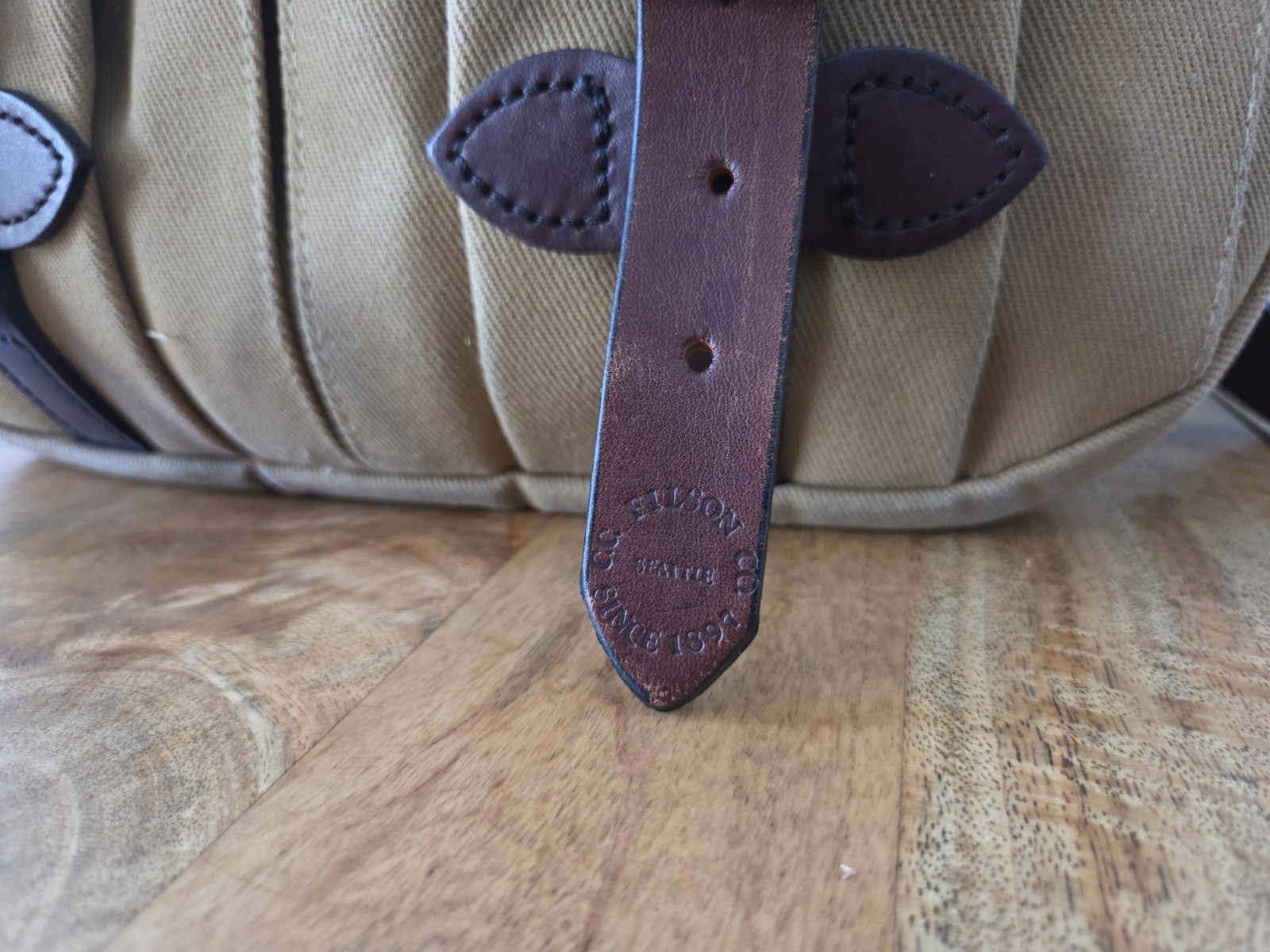 Filson Rugged Twill Rucksack | YKK Era | Tan | Made in USA | Discontinued