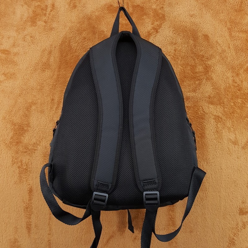 BALENCIAGA Black Unity Backpack Ripstop Fabric Logo Authentic Luxury