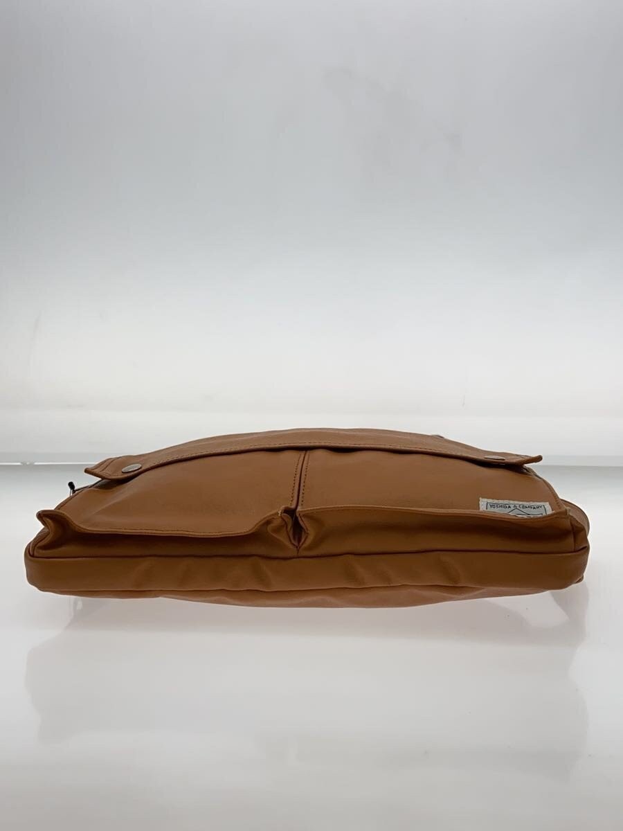 Authentic PORTER Leather Waist Bag Camel 16cm High, 29cm Wide, Slim Style