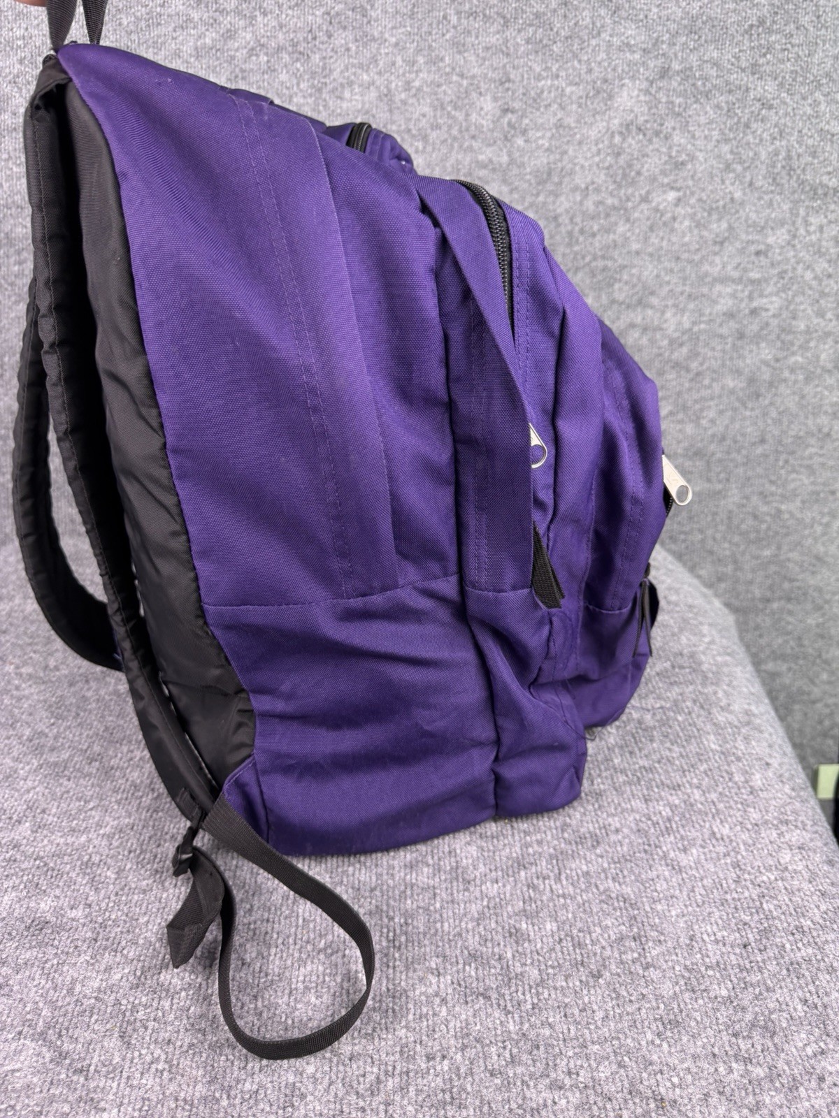 JanSport SuperBreak Backpack – Purple – Classic School/Travel Bag Durable 1990s