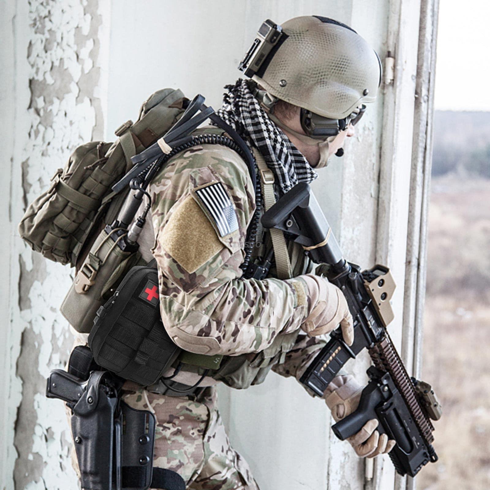 Tactical Molle IFAK Pouch – Tear Away Rip Away Survival First Aid Medical Pouch