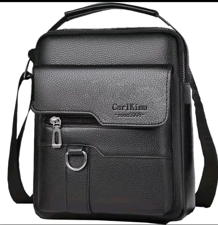 Men’s Genuine Leather Crossbody Small Travel Shoulder Multi Pocket Bag