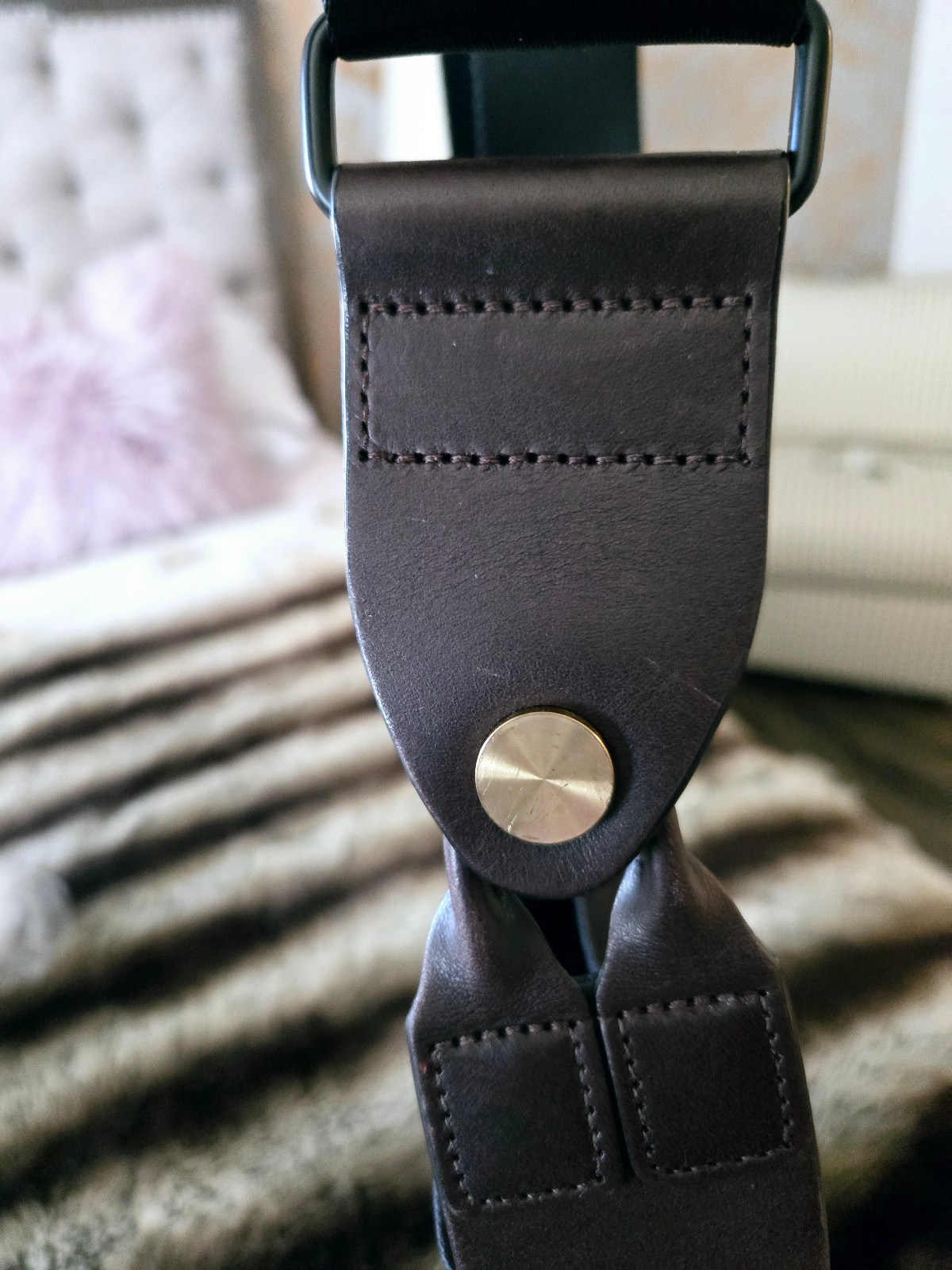 TUMI Dror Messenger Crossbody Bag Brown