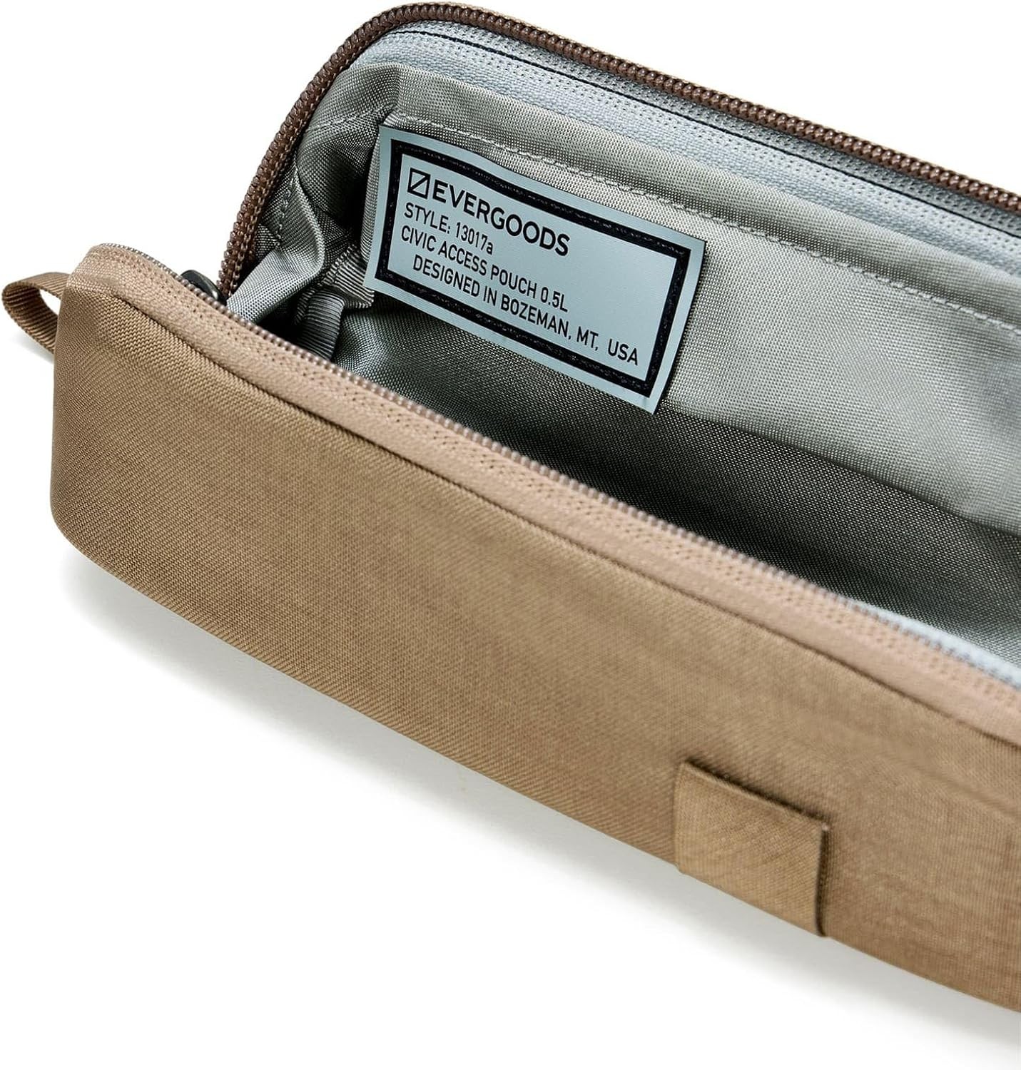 EVERGOODS CIVIC ACCESS POUCH 0.5L Fossil Brown 83g Bag CAP0.5 NEW