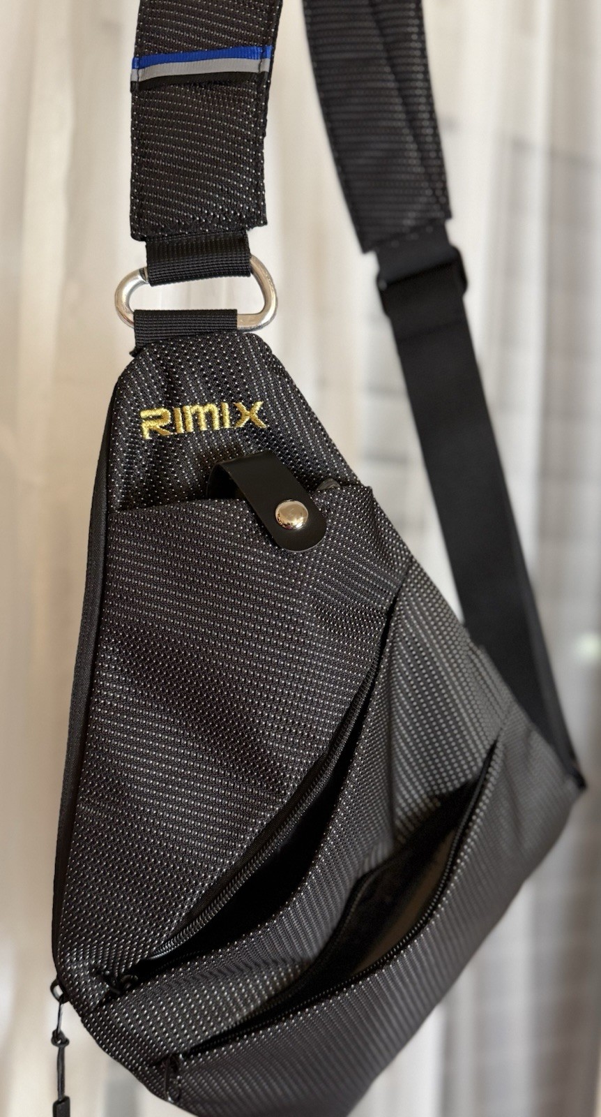 Durable Anti-Thief Sling Tactical Bag w/ Adjustable Straps Secret Pockets