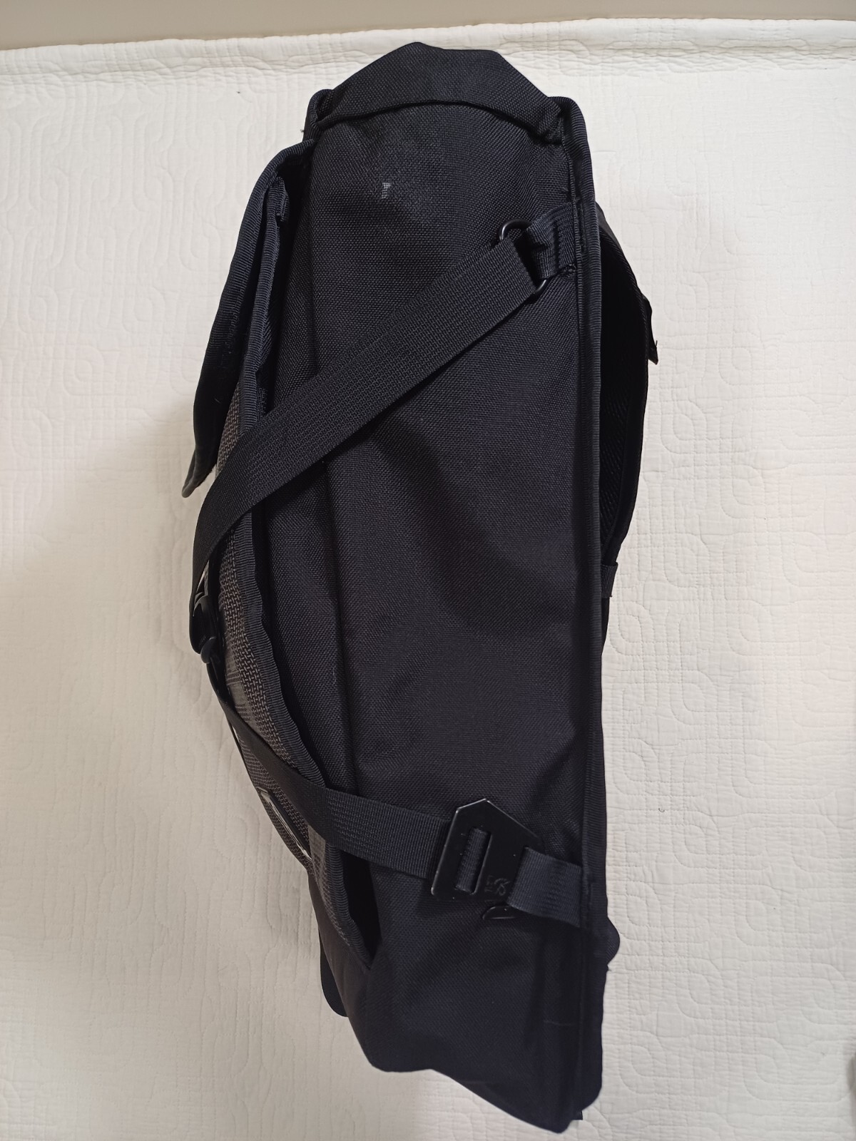 Chrome Industries Bravo Backpack Black Gray Roll Top Waterproof Bike Courier