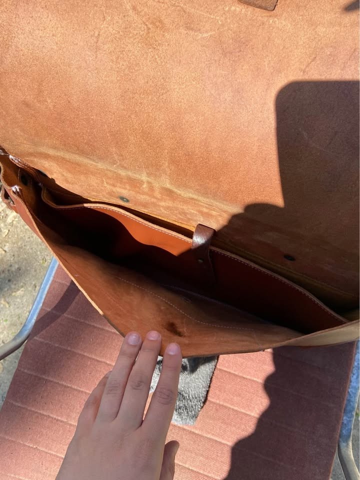 Men’s Whipping Post WP Standard Large Vintage Leather Messenger Bag