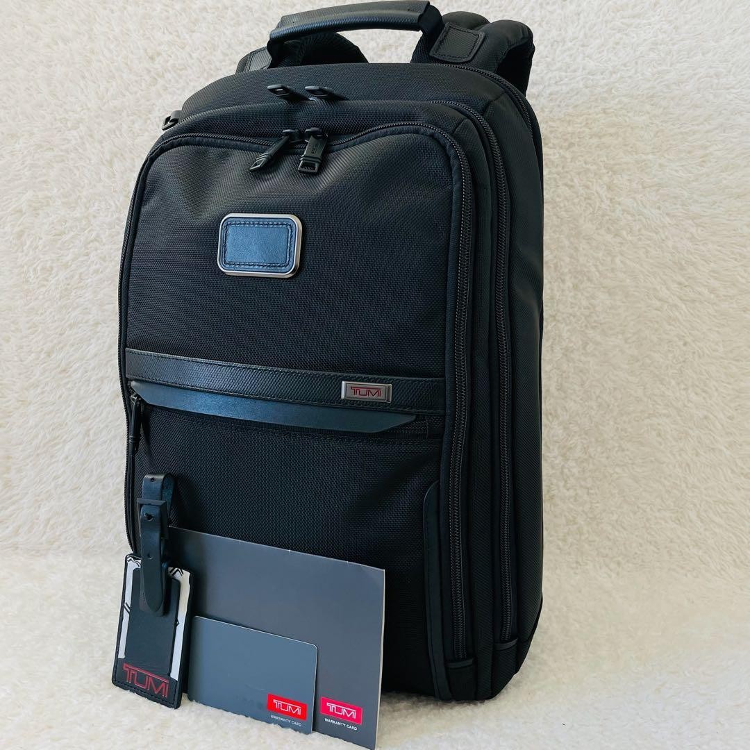 TUMI Slim Backpack Black Business Rucksack
