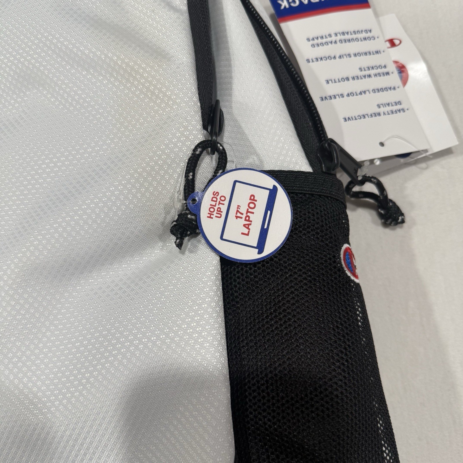 Champion Center Backpack – White