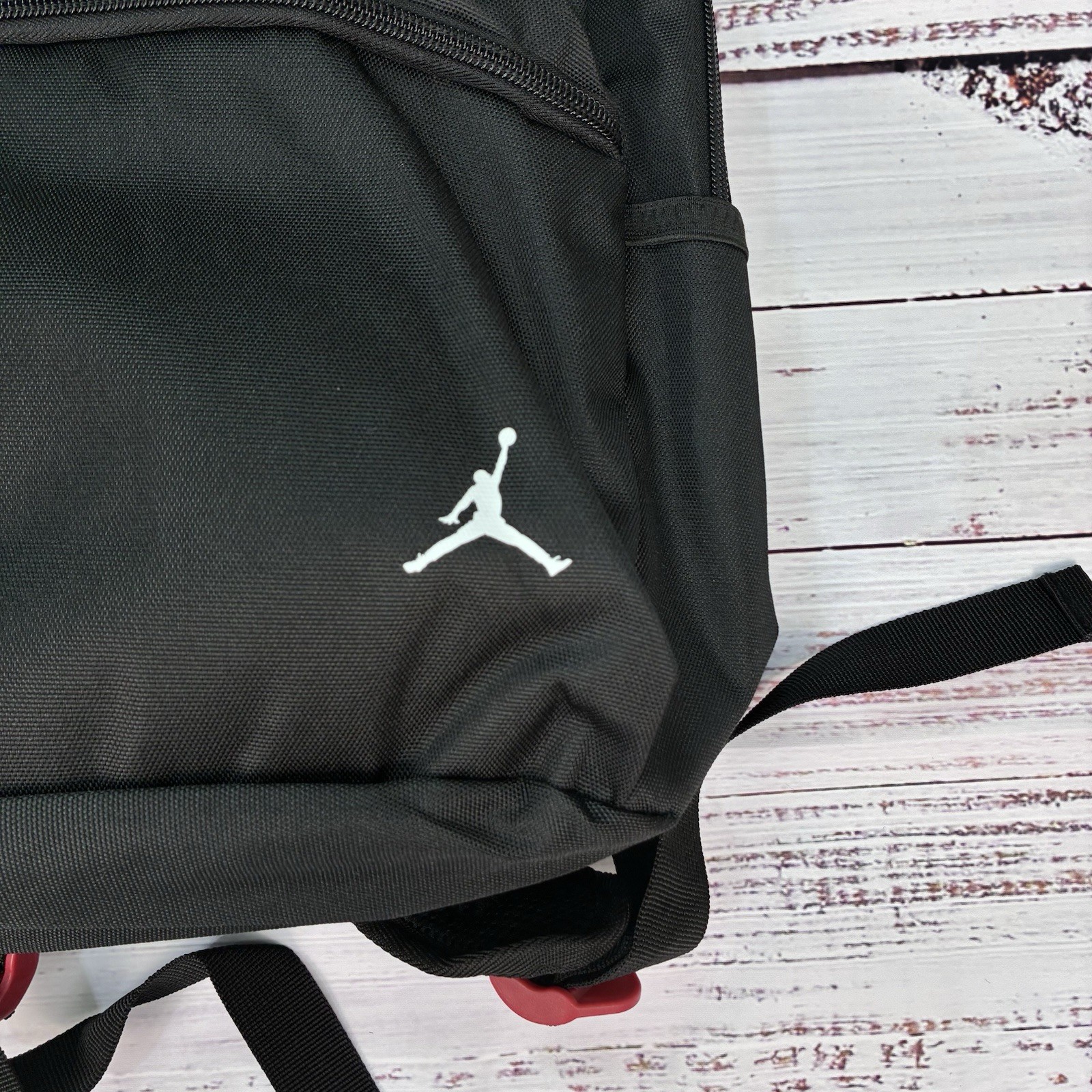Jordan Mens Backpack Black White Jumpman Logo School Bookbag 9A0505-023 NWT